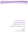 Proeve van Bekwaamheid 'Communicator'