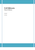 Cell Mitosis