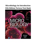 Microbiology An Introduction 13th Edition Tortora Test Bank