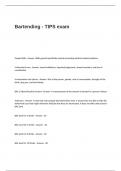 Bartending - TIPS Exam Questions and Answers