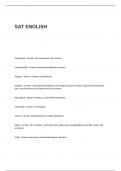 SAT ENGLISH Exam Questions and Answers