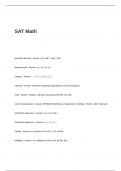 SAT Math Test Question and Answers