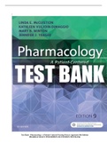 Test Bank - Pharmacology: A Patient-Centered Nursing Process Approach (9th Edition) PHARMACOLOGY 9TH EDITION MCCUISTION TEST BANK