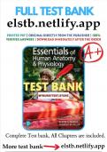 TEST BANKS FOR ANATOMY AND PHYSIOLOGY BEST PRICE!!