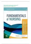 TEST BANK for Fundamentals of Nursing 11TH   Edition by Potter Perry | Chapter 1-50 | New Version | 100% Satisfaction Guarantee  