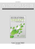 Recreational Therapy An Introduction 4th Edition Austin Test Bank