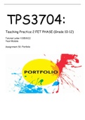 TPS3704 Portfolio 50 2022 Answers