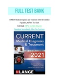 CURRENT Medical Diagnosis and Treatment 2019 58th Edition Papadakis, McPhee Test Bank