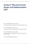 Section 5: Physical Security Design And Implementation 2024 RPO - ANSWER-Recovery Point Objective