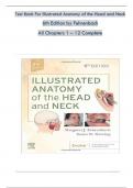 Test Bank For Illustrated Anatomy of the Head and Neck 6th Edition by Fehrenbach All Chapters 1 – 12 Complete