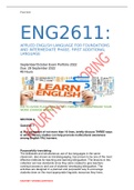 Exam (elaborations) ENG2611 