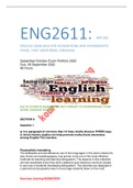 Exam (elaborations) ENG2611 