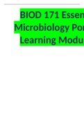 BIOD 171 Essential Microbiology Portage Learning Module 6