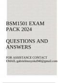 BSM1501 Exam pack 2024(Questions and answers)