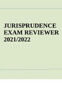 JURISPRUDENCE EXAM REVIEWER 2021/2022