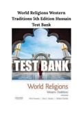 World Religions Western Traditions 5th Edition Hussain Test Bank