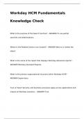 Workday HCM Fundamentals Knowledge Check