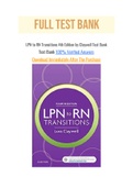 LPN to RN Transitions 4th Edition by Claywell Test Bank