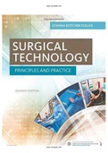 Surgical Technology Principles and Practice 7th Edition Fuller Test Bank