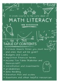 Math Lit Crash Course Grd 12