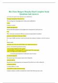 Bio Chem Rutgers Murphy Final Complete Study Questions And Answers