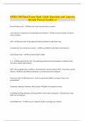 OSHA 510 Final Exam Study Guide Questions and Answers Already Passed| Graded A+