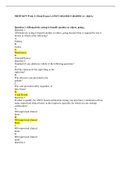 Question: Affirmatively acting to benefit another or others, going beyond what is … by law is … as which of the following? Question: Standard of care addresses which of the following questions? Question: In order to qualify for ANCC board certification te