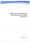 APMLE Part 2 Comprehensive Test || Questions & Answers (Graded A+)