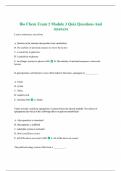 Bio Chem Exam 2 Module 3 Quiz Questions And Answers