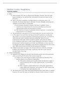 Herzing Module 4 Respiratory Notes