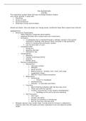 Powerpoints in outline format with lecture notes