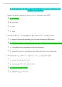 BEHS 380 ENDE OF LIFE- ISSUES AND PERSPECTIVES TRIAL EXAM 1 QUESTIONS AND ANSWERS 2022 SOLUTION