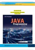 Solution Manual For Java Programming 10th Edition Joyce Farrell