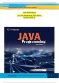 TEST BANK FOR Java Programming 10th Edition Solution By Farrell