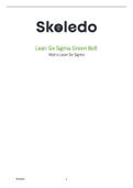 Skoledo samenvatting Lean Six Sigma Green Belt, Wat is Lean Six Sigma?