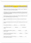 Gojet CRJ 550 Limitations Final study Questions and Answers Graded A+