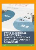 EWRB ELECTRICAL THEORY EXAM (JOURNEYMAN SIMULATED EXAM) LATEST QUESTIONS WITH 100% CORRECT ANSWERS!!