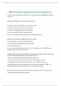 BIO 116 Exam 1 Questions And Answers Complete Study Solutions Rated A+