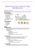 Innovative Cell Biology and Immunology - Seminar group notes