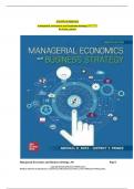 Solution Manual for Managerial Economics and Business Strategy 10th Michael Baye, Jeff Prince