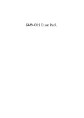 SMN401S Exam Pack.