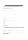 Bio 251 - Exam 2 Exam Prep Questions And Answers (202472025