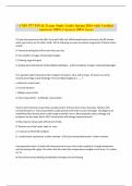 CMN 577 FINAL Exam Study Guide Spring 2024 with Verified Answers| 100% Correct| 100% Score