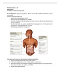 Medische kennis samenvatting 1.1b, met veel plaatjes en makkelijke uitleg