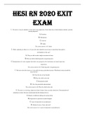 hesi rn 2020 exit exam