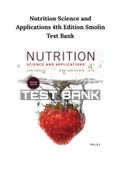 Nutrition Science and Applications 4th Edition Smolin Test Bank