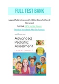 Advanced Pediatric Assessment 3rd Edition Chiocca Test Bank (2 files merged)
