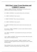 D103 Final Actual Exam Questions and  CORRECT Answers