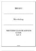 (Fortis) BIO205 Microbiology - Midterm Exam Readiness Guide 2024