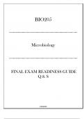 (Fortis) BIO205 Microbiology - Final Exam Readiness Guide 2024